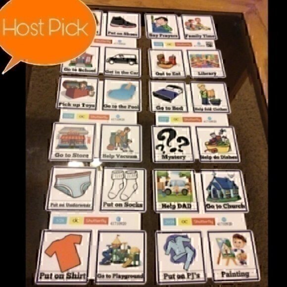 Set of 24 custom chore magnets - Picture 1 of 9